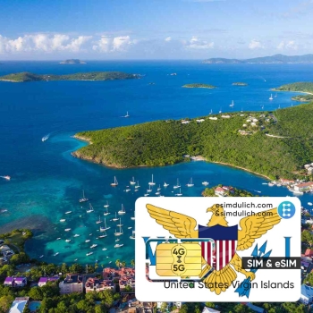 Sim Du Lịch United States Virgin Islands 15 Ngày Tốc Độ Cao